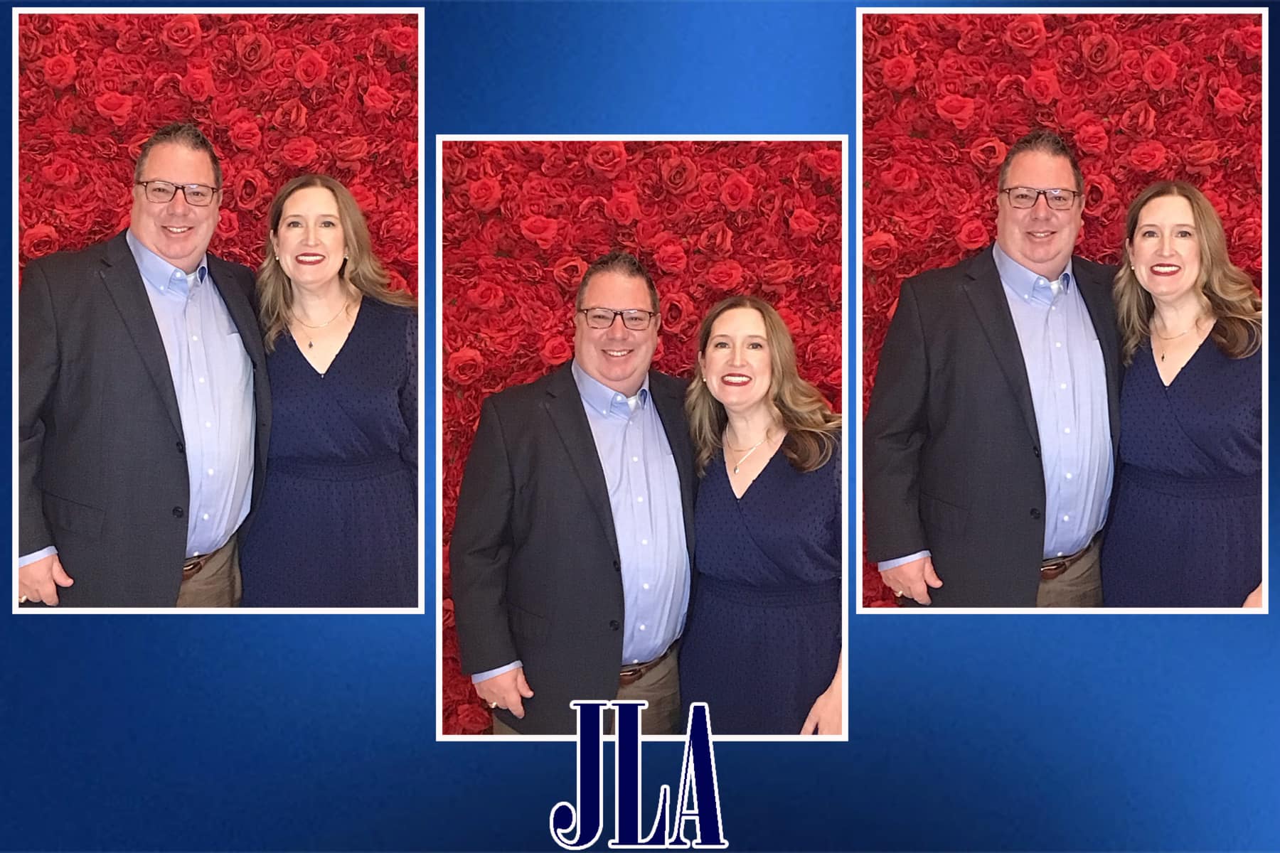 Jeremy and Laurie Williams at the JLA Realty 2024 Awards Ceremony at the Nathaniel Center in Kingwood Texas