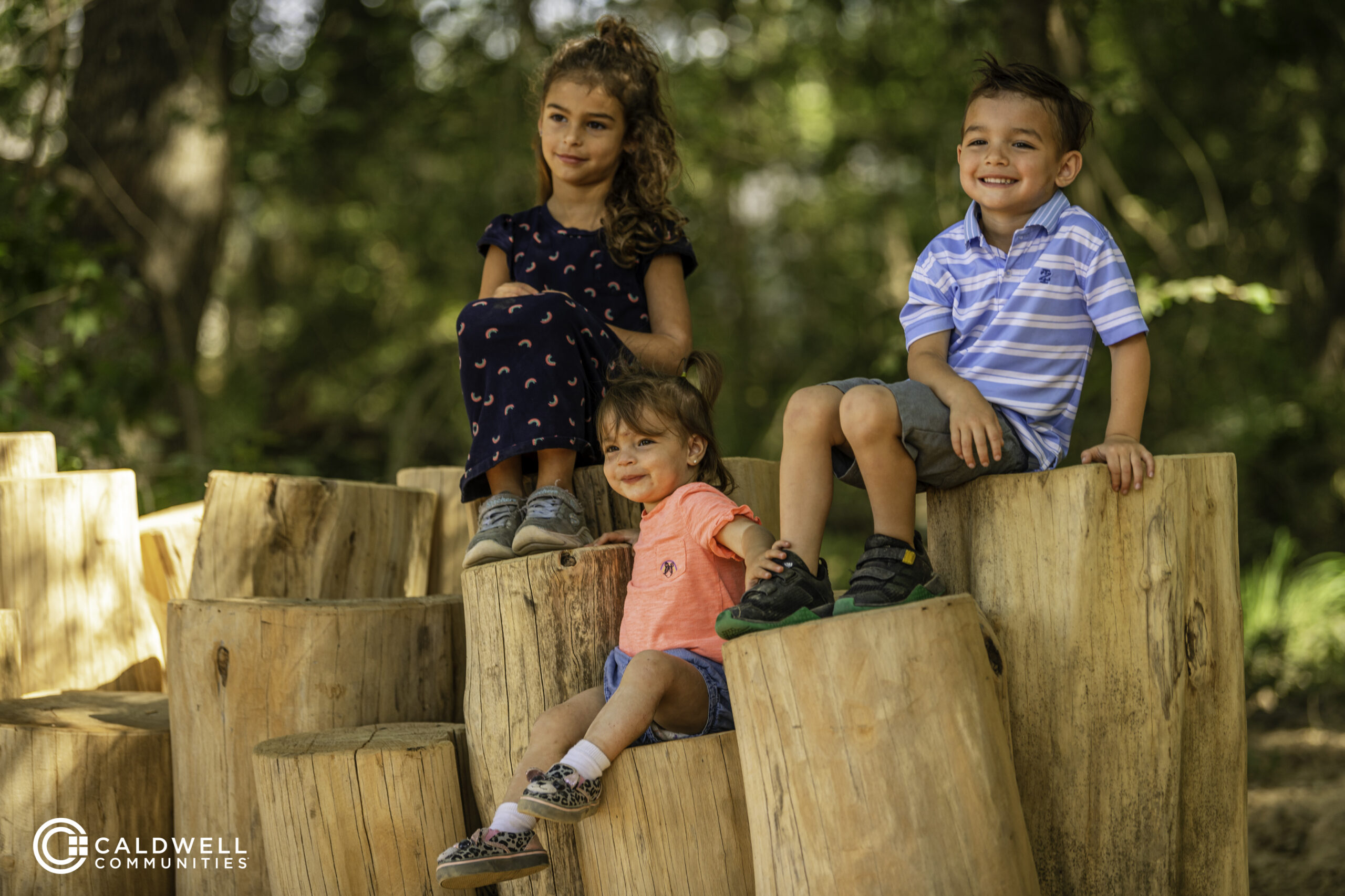 Children Playing Near the School at The Highlands Masterplanned Community in Porter, Texas | Red Hawk Property Team powered by JLA Realty Jeremy Williams