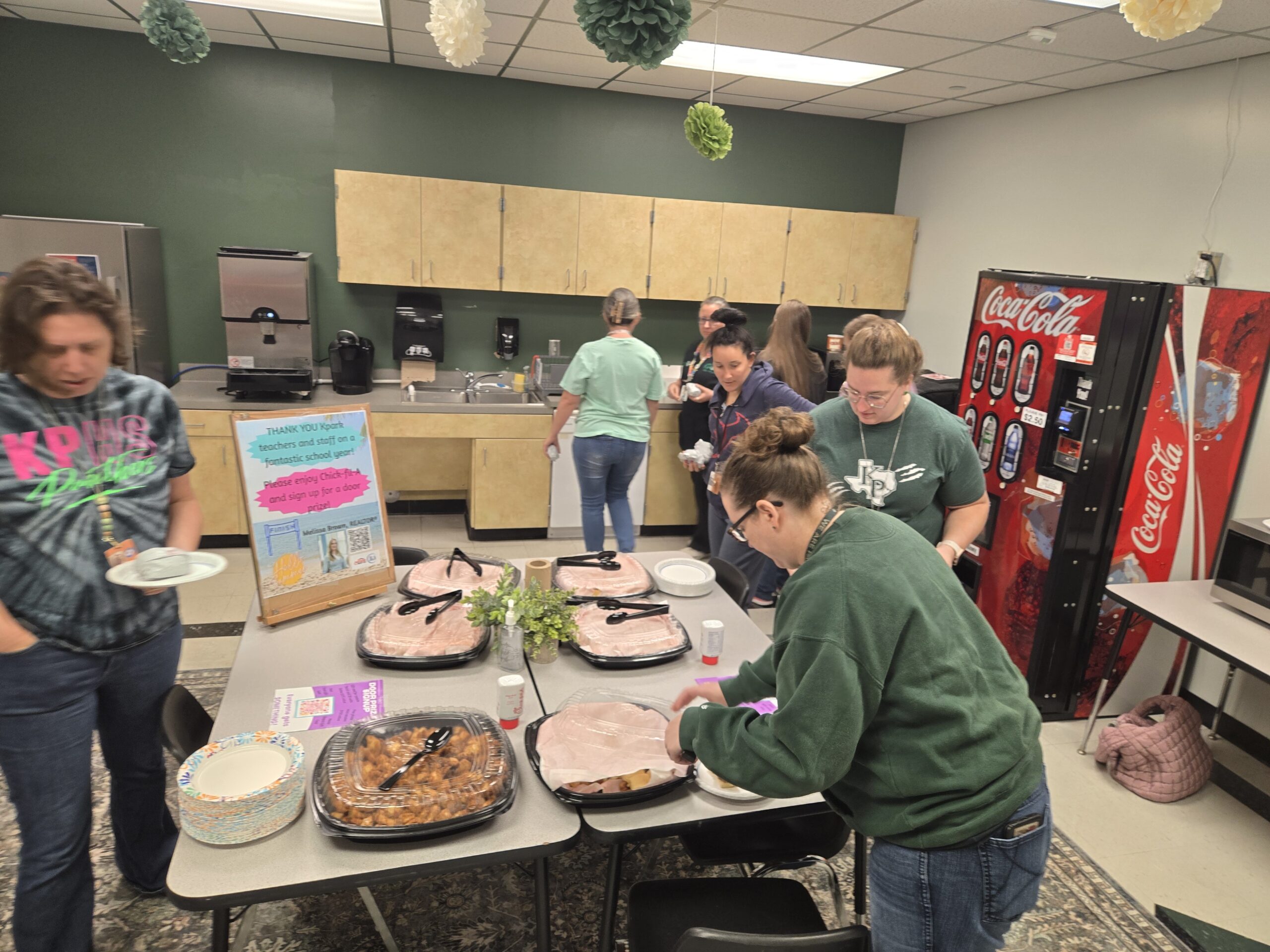 Melissa Brown REALTOR providing teachers at Kingwood Park High School in Kingwood, Texas breakfast. Whether buying a home, selling a home, or investing in Kingwood, Texas real estate, contact Melissa. Chick Fil A Melissa Brown REALTOR providing teachers at Kingwood Park High School in Kingwood, Texas breakfast. Whether buying a home, selling a home, or investing in Kingwood, Texas real estate, contact Melissa. Chick Fil A
