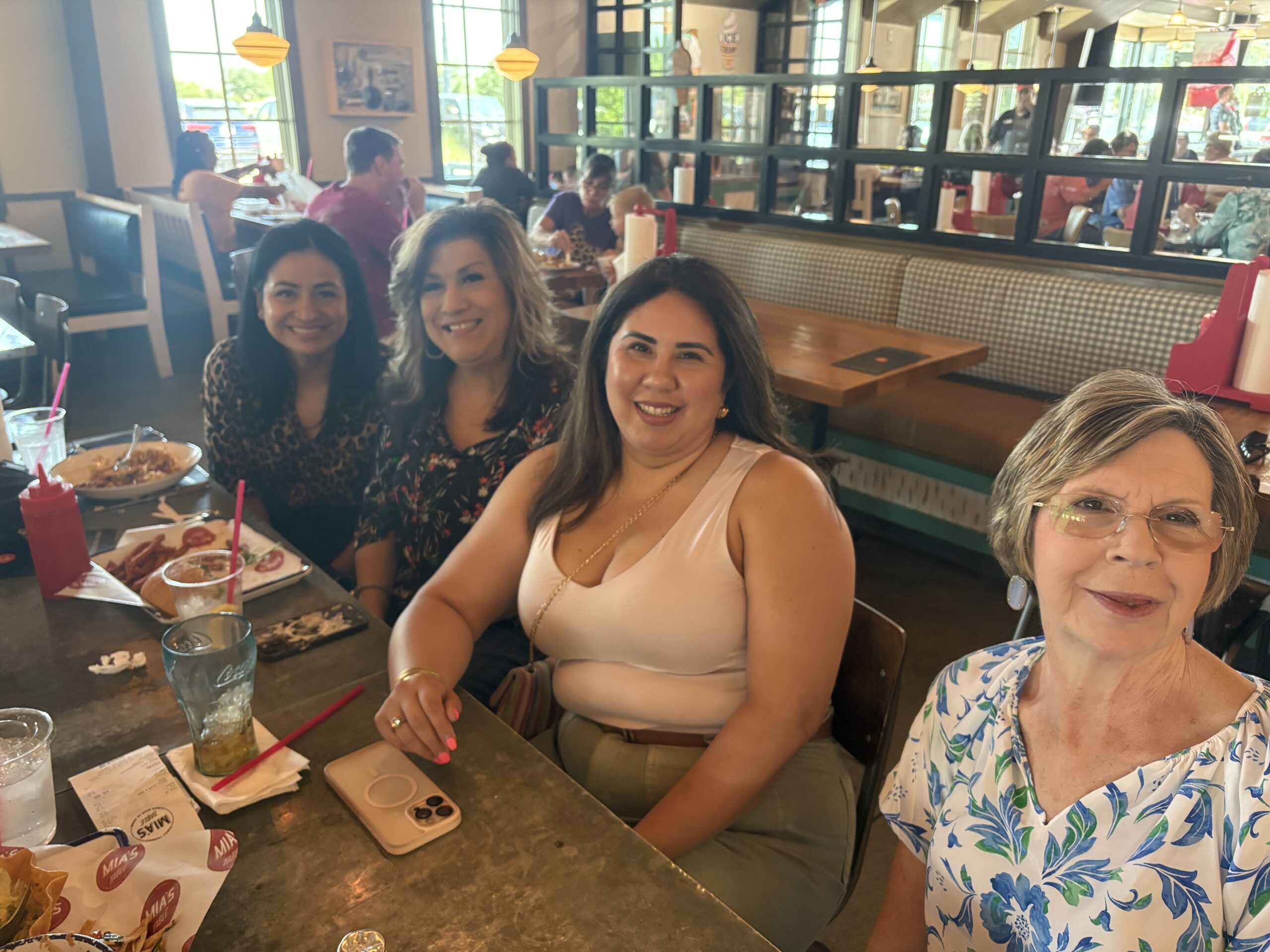 Francie Watson and Pati Juarez and Raquel Sanchez and Judith Albarran having lunch together at Mia s Table in The Woodlands Texas Red Hawk Property Team JLA Realty Francie Watson and Pati Juarez and Raquel Sanchez and Judith Albarran having lunch together at Mia s Table in The Woodlands Texas Red Hawk Property Team JLA Realty