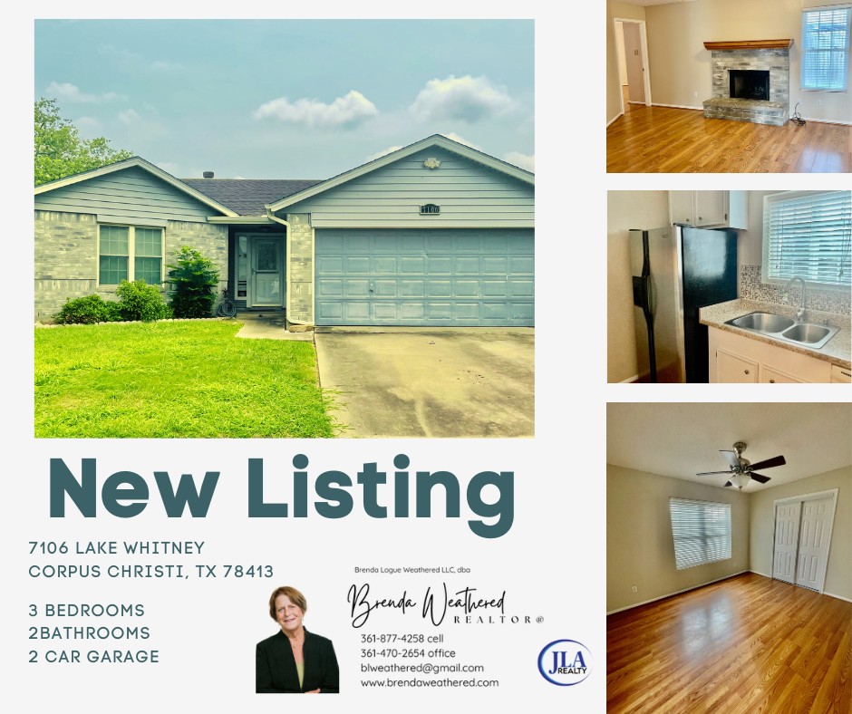 Brenda Weathered REALTOR real estate agent and member of Red Hawk Property Team powered by JLA Realty 7106 Lake Whitney Corpus Christi Texas Brenda Weathered REALTOR real estate agent and member of Red Hawk Property Team powered by JLA Realty 7106 Lake Whitney Corpus Christi Texas